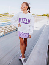 Warm Knit Sweatshirts - Go Team Purple